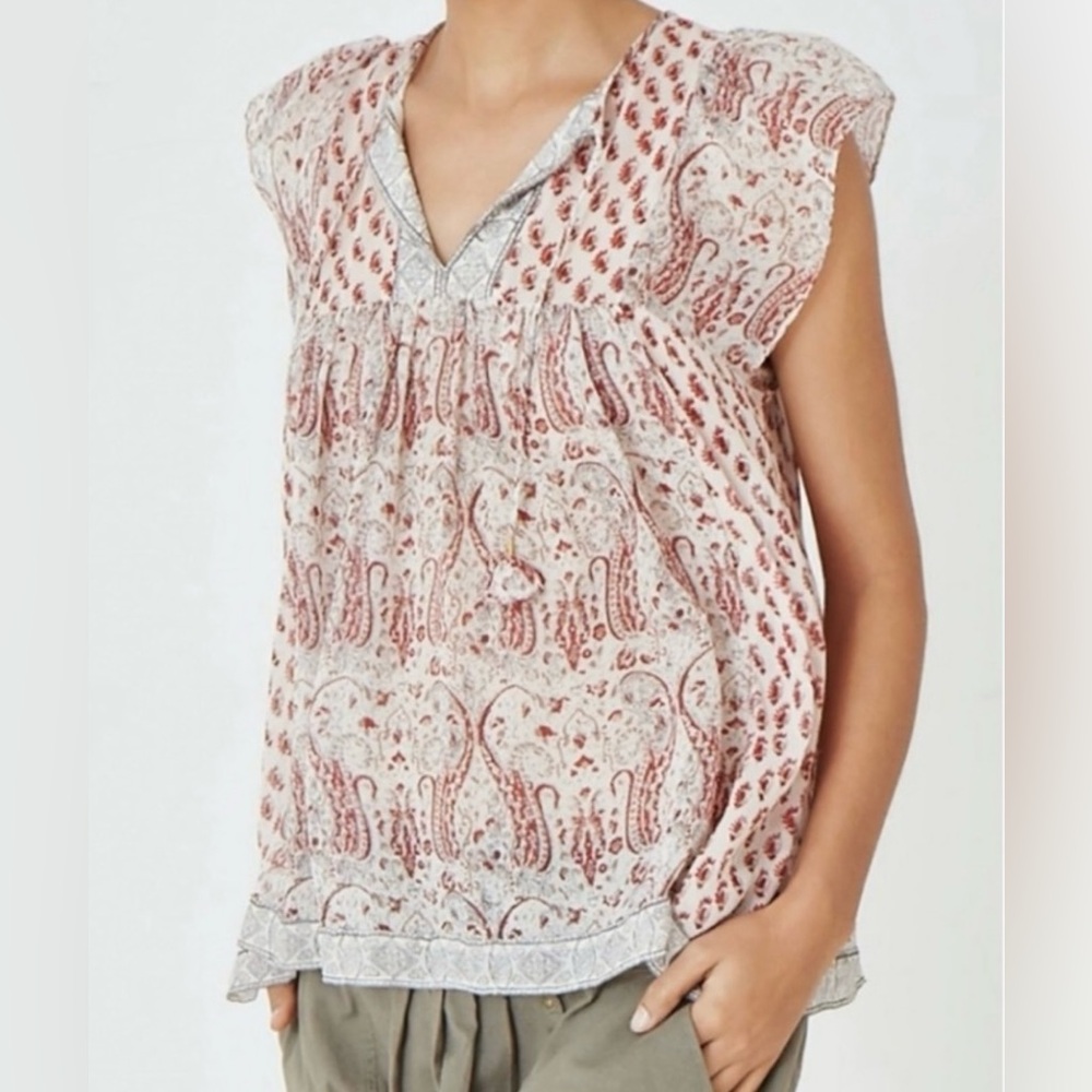 Ulla Johnson silk tie-neck blouse
